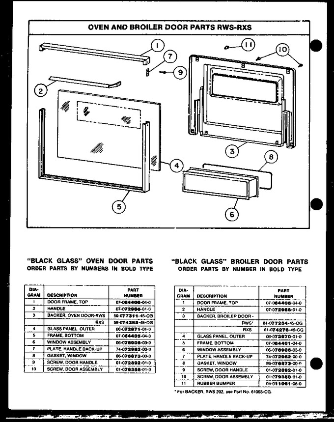 Diagram for RWS214 (BOM: P1132434N)