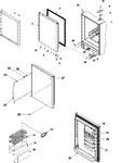 Diagram for 10 - Ref Dr Storage & Center Hinges