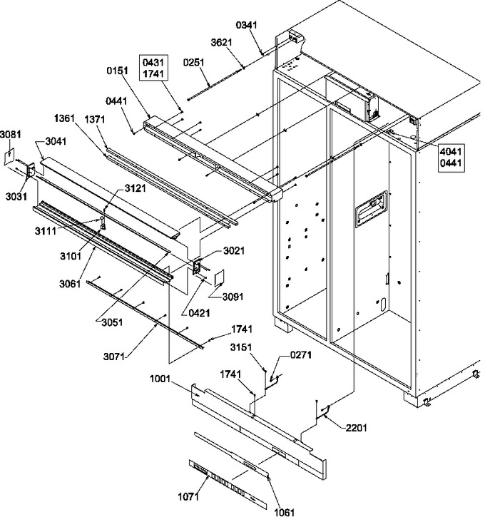Diagram for S148CA03 (BOM: P1305501W)