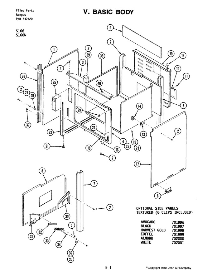 Diagram for S166W