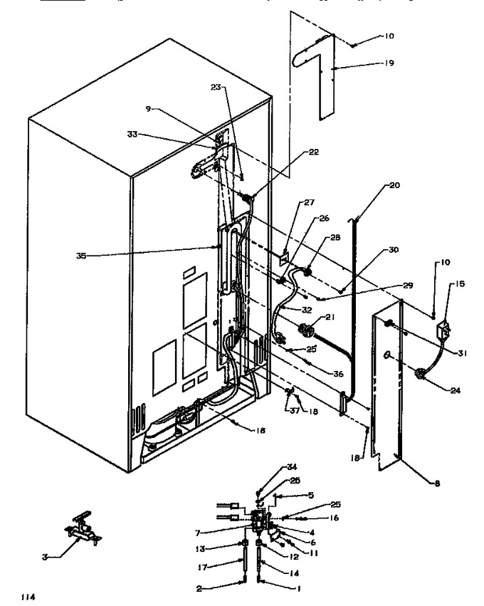 Diagram for SXD520NW (BOM: P1181101W W)