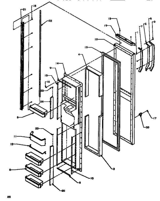 Diagram for SXD520NW (BOM: P1181101W W)