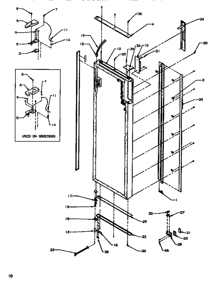 Diagram for SRDE520SBW (BOM: P1183102W W)