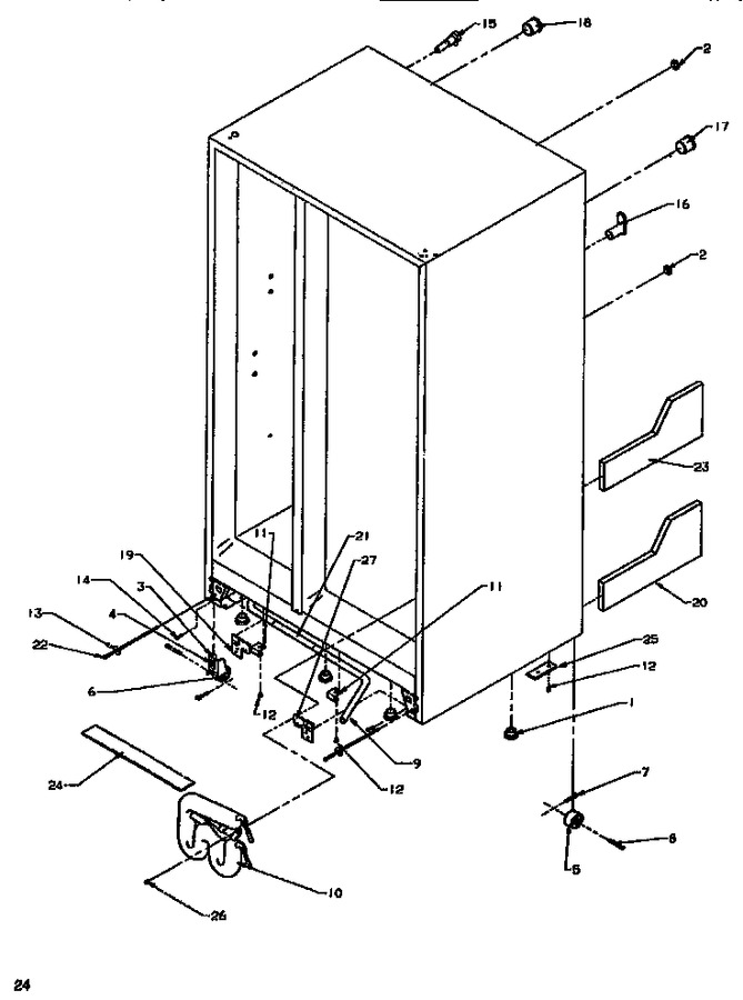 Diagram for SRDE520SW (BOM: P1183101W W)