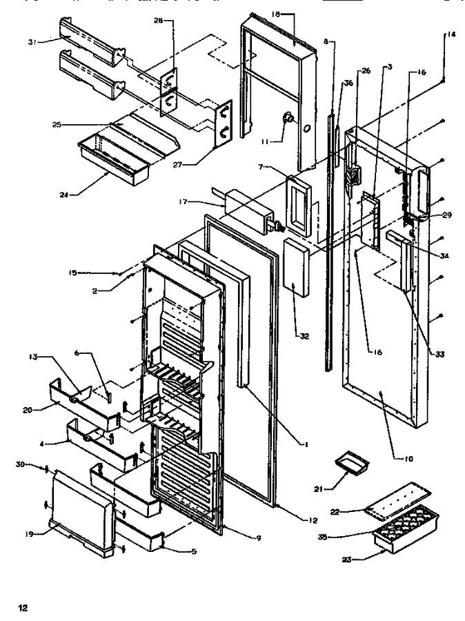 Diagram for SRDE520SBW (BOM: P1183102W W)