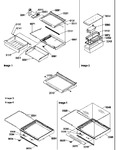 Diagram for 12 - Shelves, Deli, And Crisper Assemblies