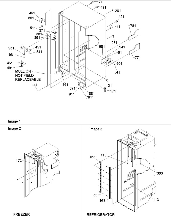 Diagram for SBDE522VW (BOM: P1320305W W)