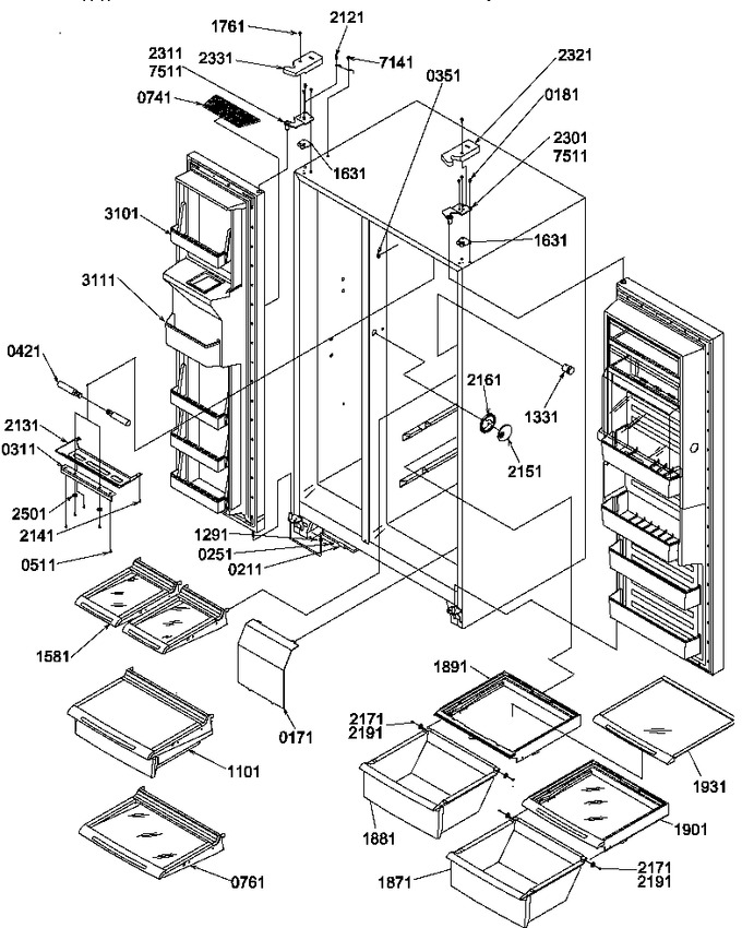 Diagram for SBDX520TW (BOM: P1308402W W)