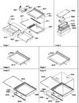 Diagram for 13 - Shelves, Deli, And Crisper Assemblies