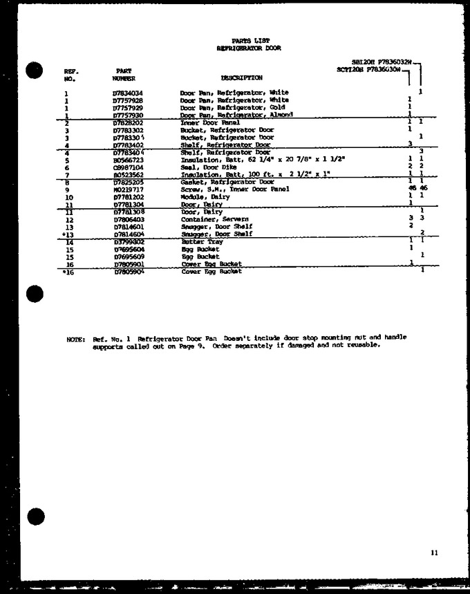 Diagram for SBI20H (BOM: P7836032W)