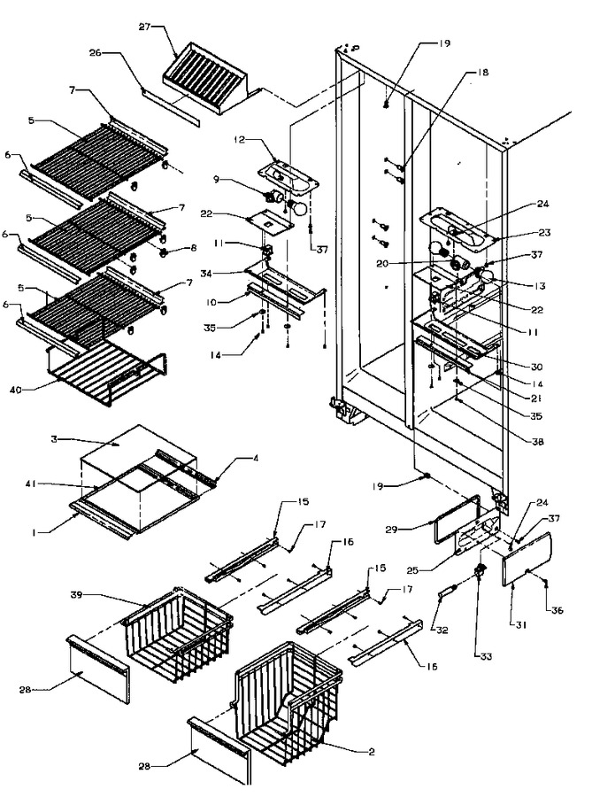 Diagram for SBI20QW (BOM: P1162905W W)