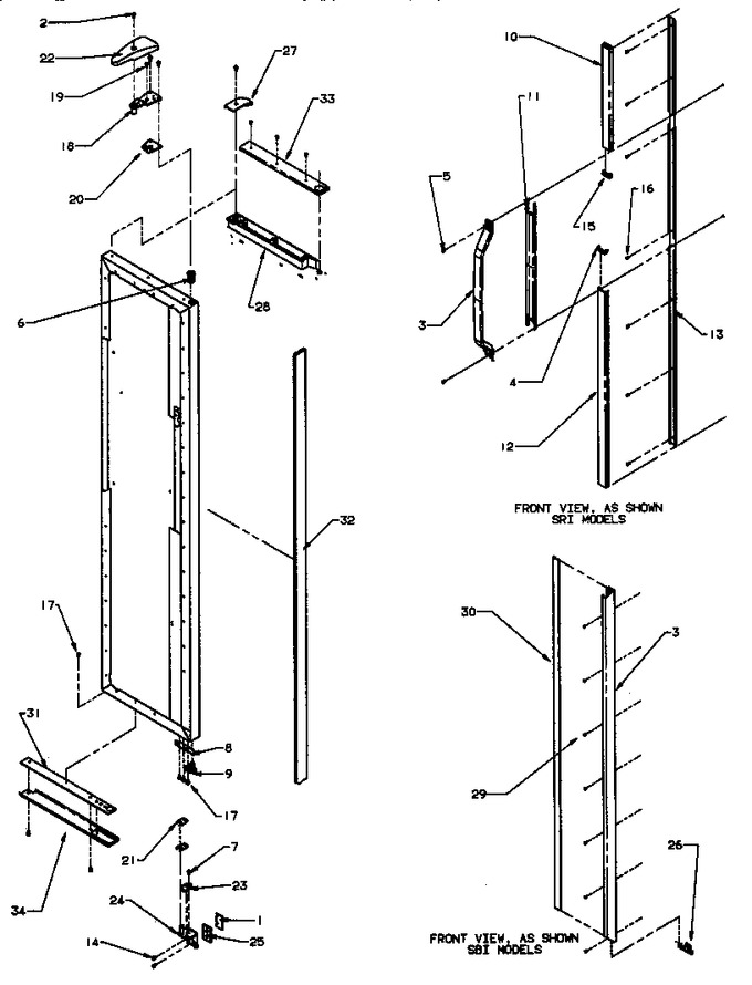 Diagram for SBI20S2W (BOM: P1190701W W)