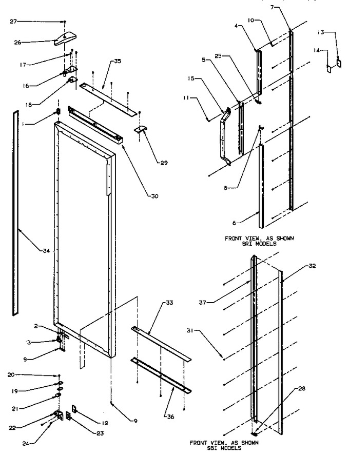 Diagram for SBI20S2W (BOM: P1190701W W)