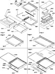 Diagram for 10 - Shelves, Deli, And Crisper Assemblies