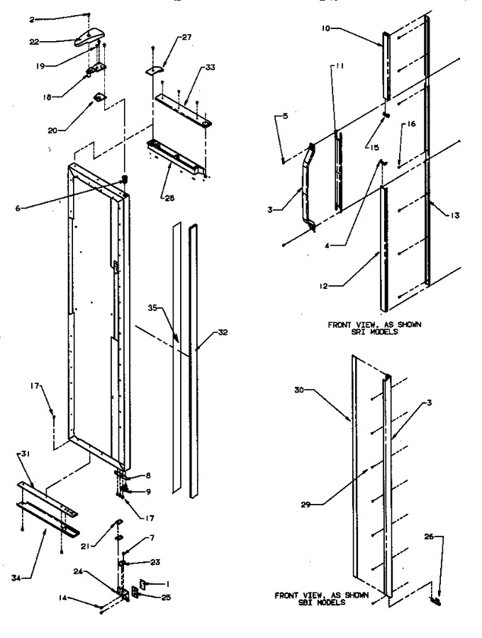 Diagram for SRI25S2L (BOM: P1194001W L)