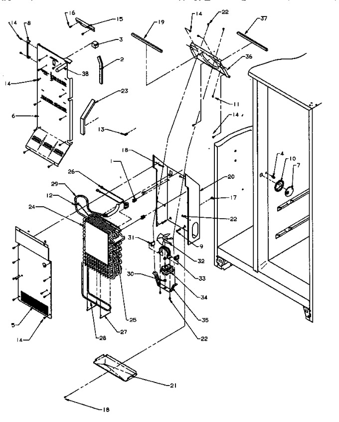 Diagram for SRI25S2L (BOM: P1194001W L)