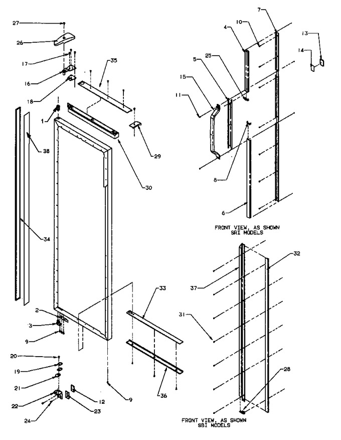 Diagram for SRI25S2L (BOM: P1194001W L)
