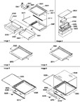 Diagram for 11 - Shelves, Deli, And Crisper Assemblies