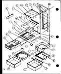 Diagram for 08 - Ref Shelving And Drawers