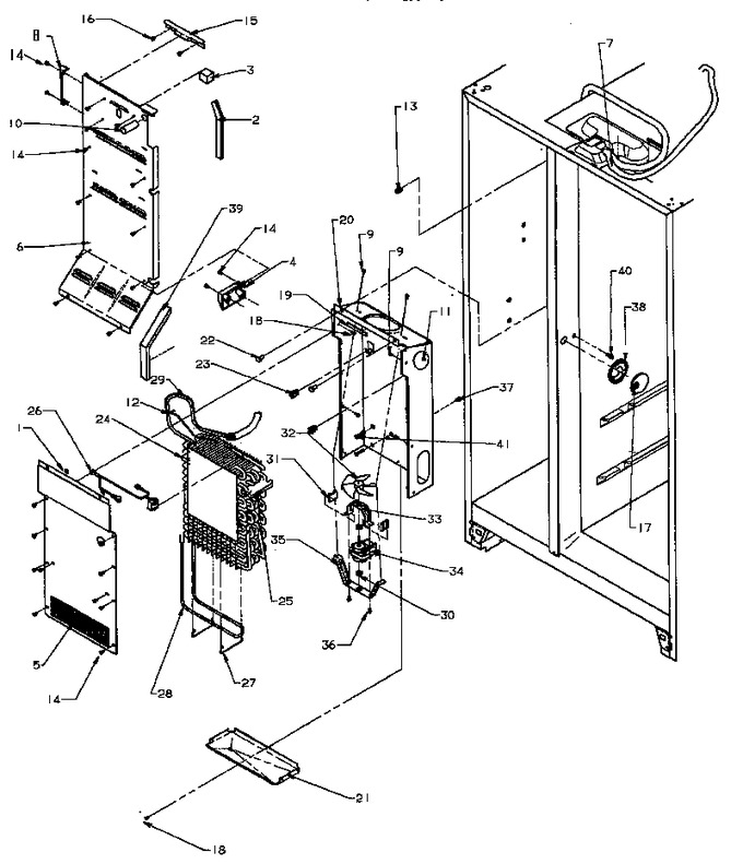 Diagram for SPD25AW (BOM: P1162435W W)