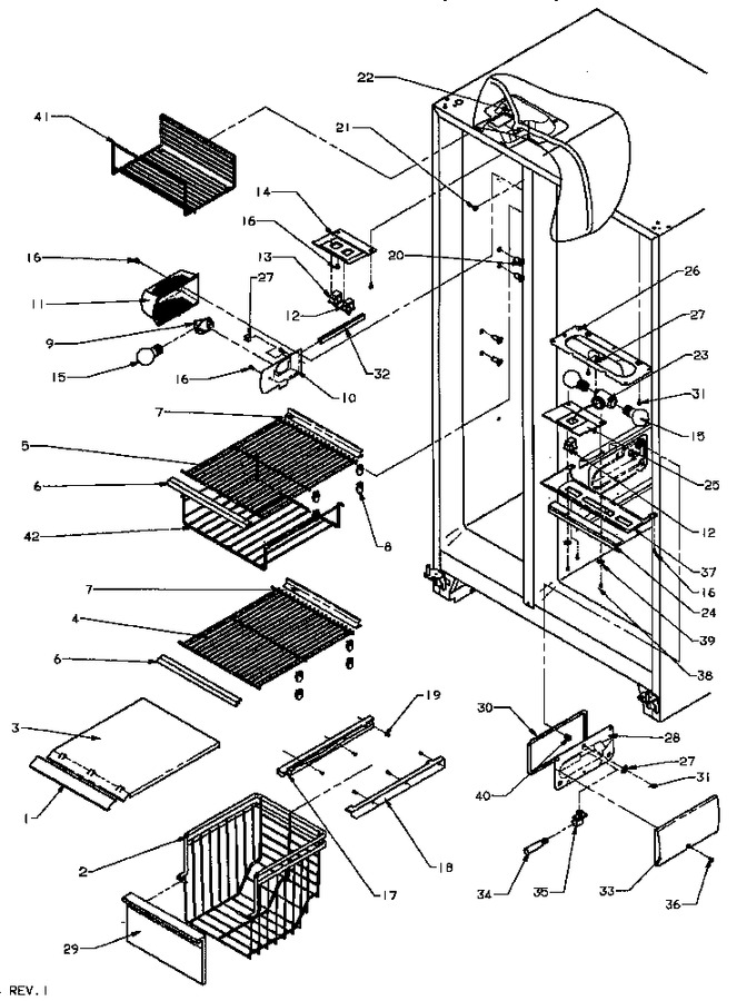 Diagram for SPD25AW (BOM: P1162435W W)