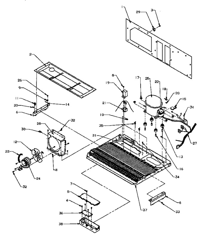 Diagram for SPD25AW (BOM: P1162435W W)
