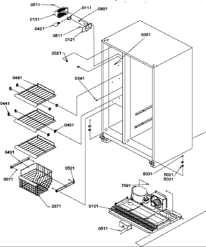 Diagram for SCD25TW (BOM: P1190426W W)