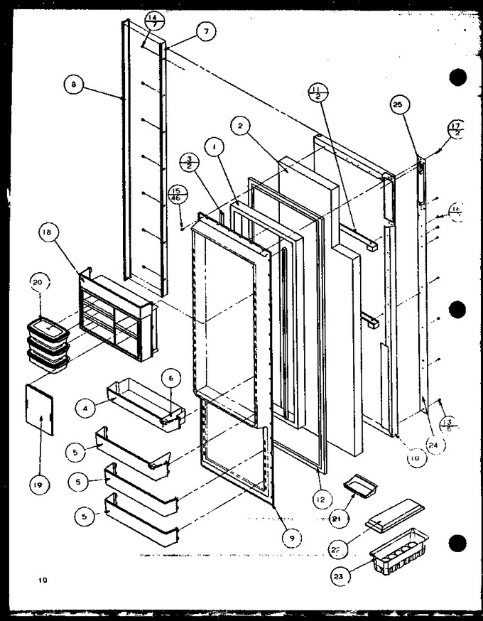 Diagram for SCDE25J (BOM: P7870104W)