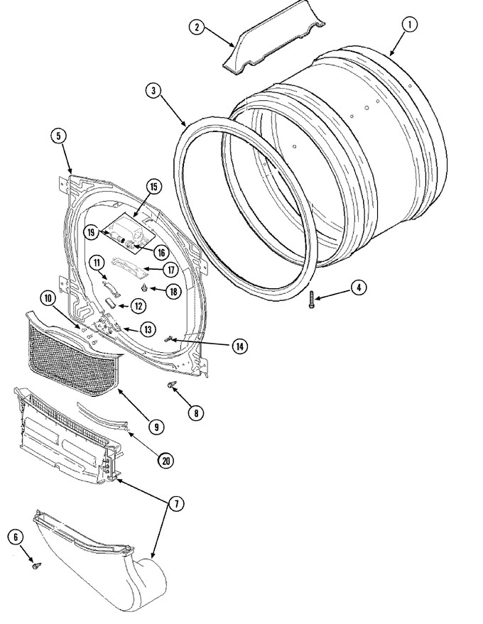 Diagram for SDE515DAYW
