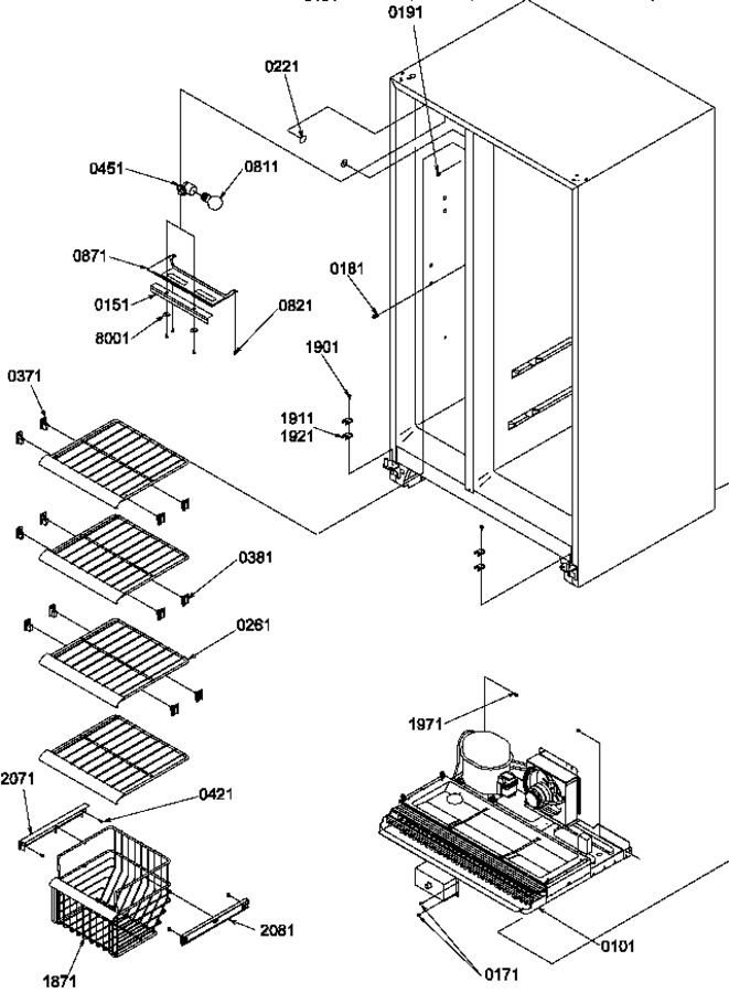 Diagram for SG19SL (BOM: P1193702W L)