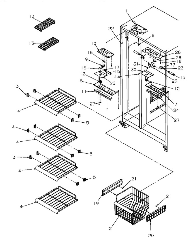 Diagram for SG521SBL (BOM: P1197001W L)