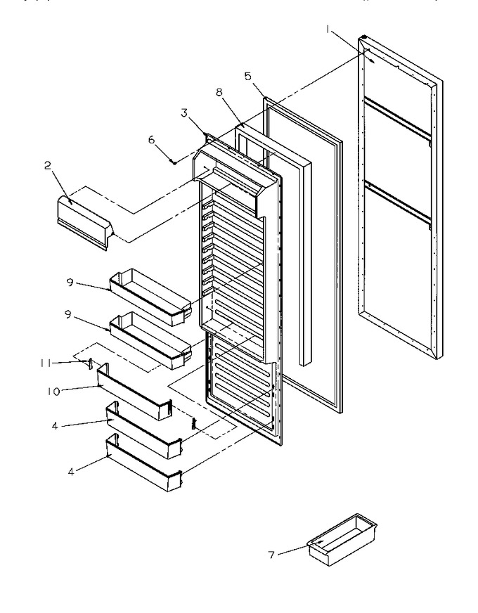 Diagram for SG521SBW (BOM: P1197001W W)