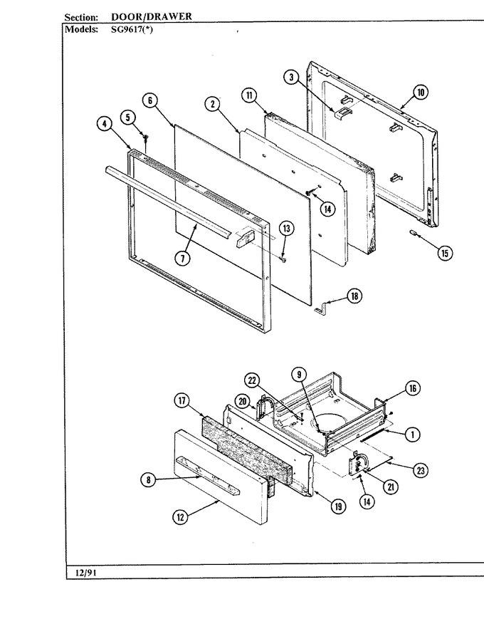Diagram for SG9617W429R