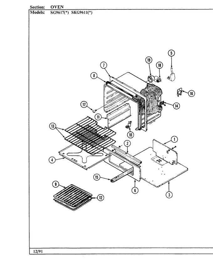 Diagram for SG9617W429R