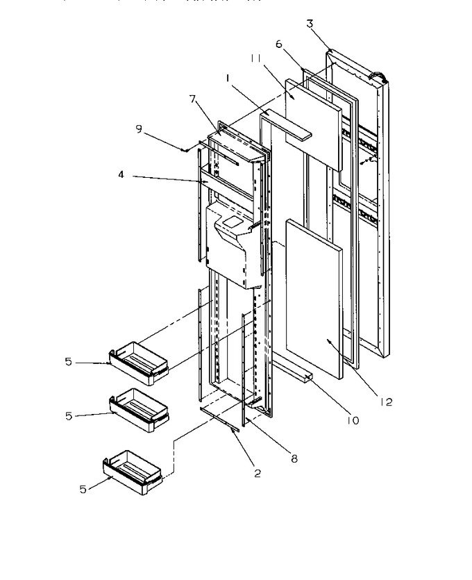 Diagram for SGD521SBW (BOM: P1197101W W)