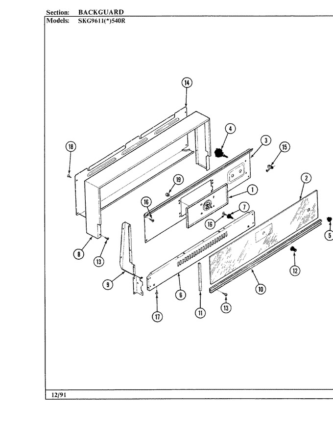 Diagram for SKG9611A540R