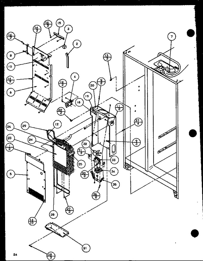 Diagram for SLD25MBW (BOM: P1121103W W)