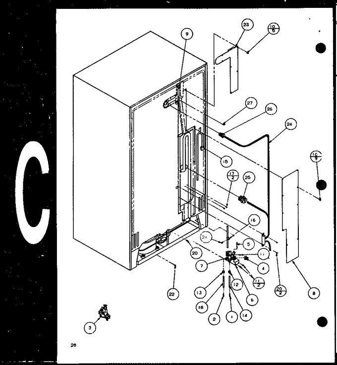 Diagram for SLD25J (BOM: P1116502W)