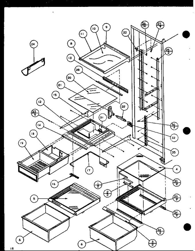 Diagram for SLD25MBW (BOM: P1121103W W)