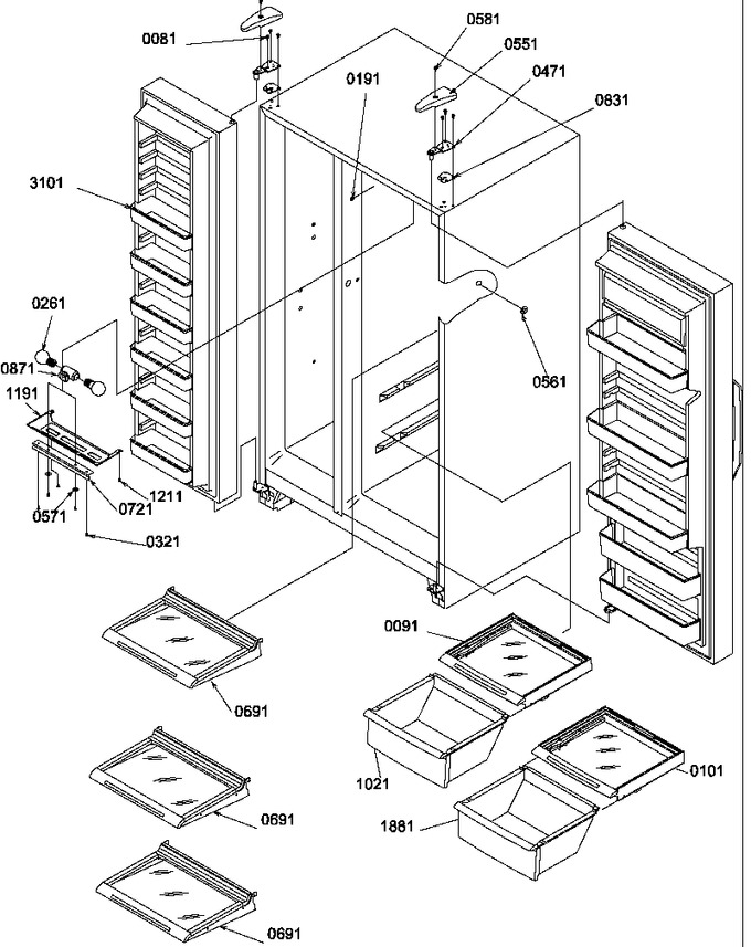 Diagram for SM22TBL (BOM: P1190212W L)