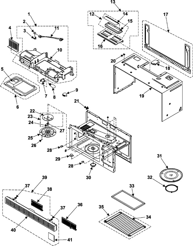 Diagram for SMH7150CE
