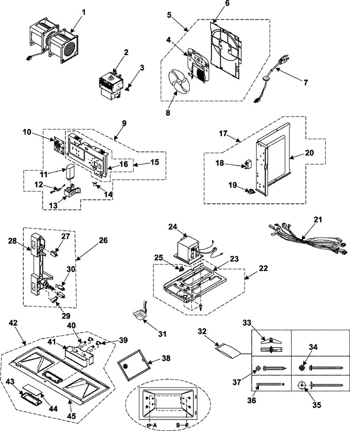Diagram for SMH7150BE