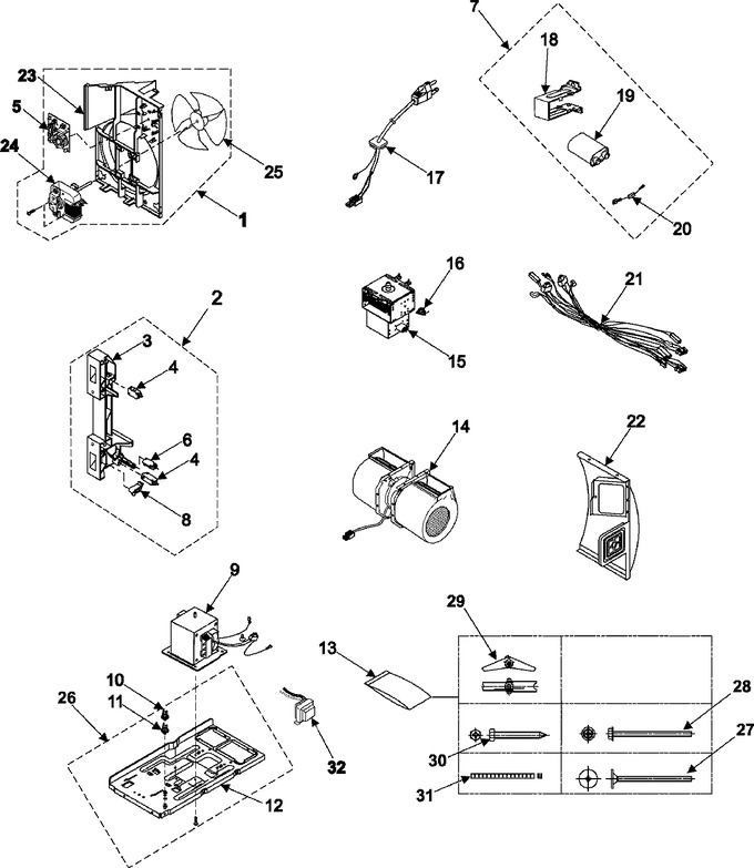 Diagram for SMH7174WE/XAA