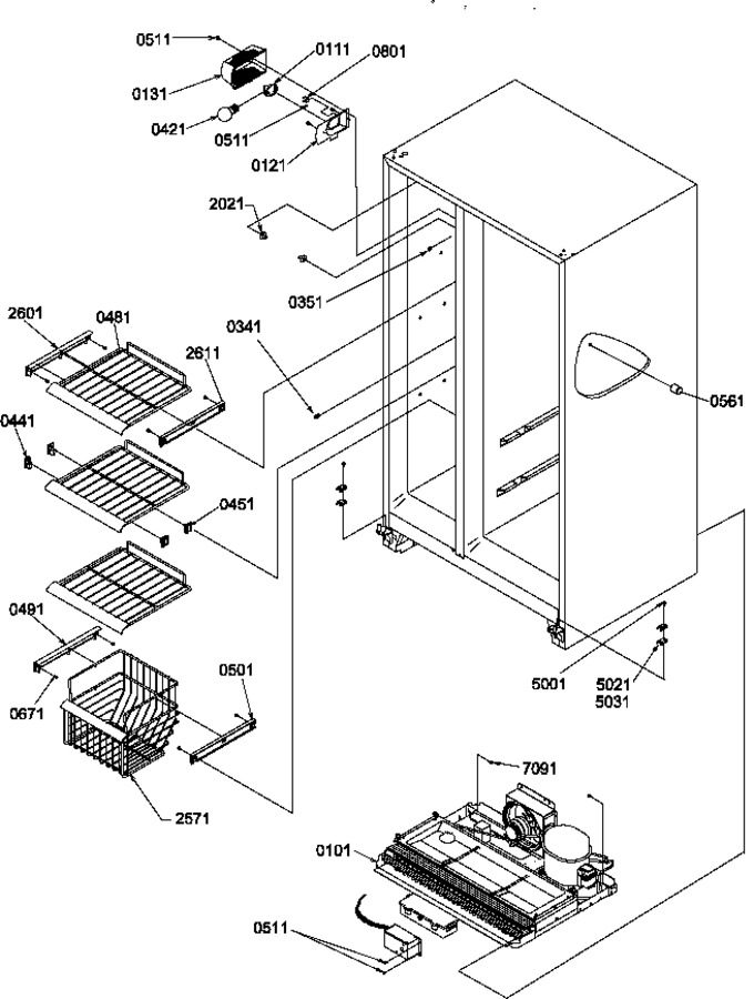 Diagram for SPD25TW (BOM: P1303505W W)