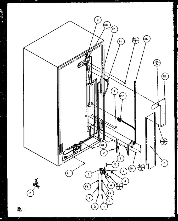 Diagram for SQD25MB4W (BOM: P1153405W W)