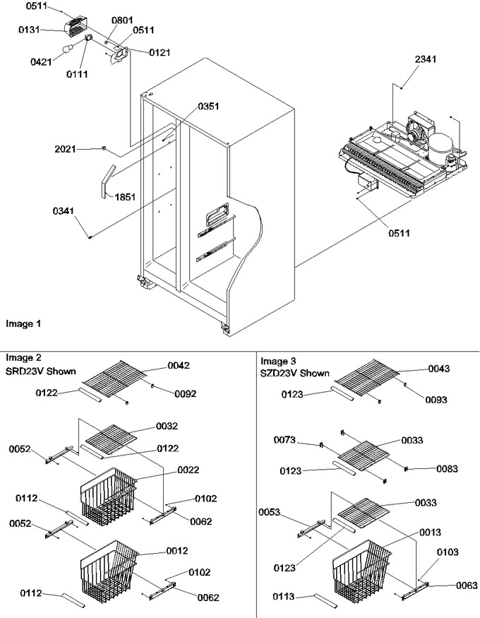 Diagram for SRD23VE (BOM: P1315306W E)