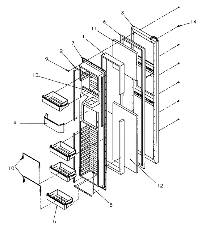 Diagram for SRDE27S3W (BOM: P1190601W W)