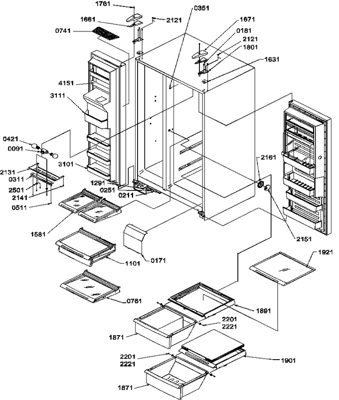 Diagram for SRDE27S3E (BOM: P1190602W E)