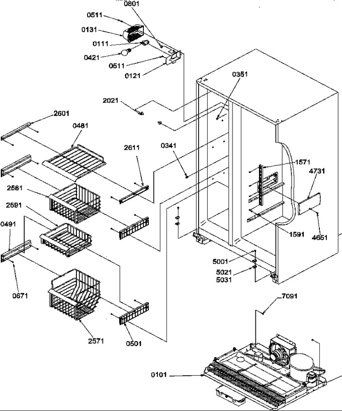 Diagram for SRDE27TPSE (BOM: P1190604W E)