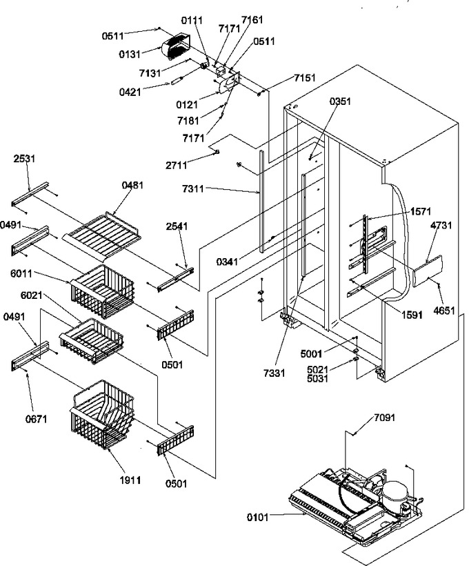 Diagram for SRDE520SW (BOM: P1183103W W)